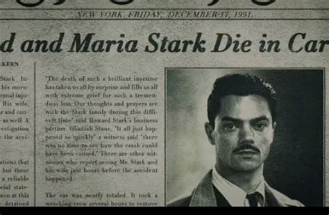 when did howard stark die.